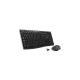 Logitech Wireless Combo MK270, Set(schwarz/silber, DE-Layout, Rubberdome)