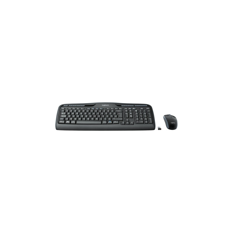 Logitech Wireless Combo MK330, Desktop-Set(schwarz, DE-Layout)