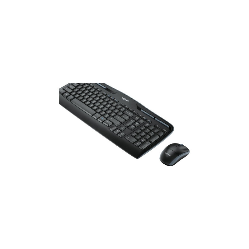Logitech Wireless Combo MK330, Desktop-Set(schwarz, DE-Layout)