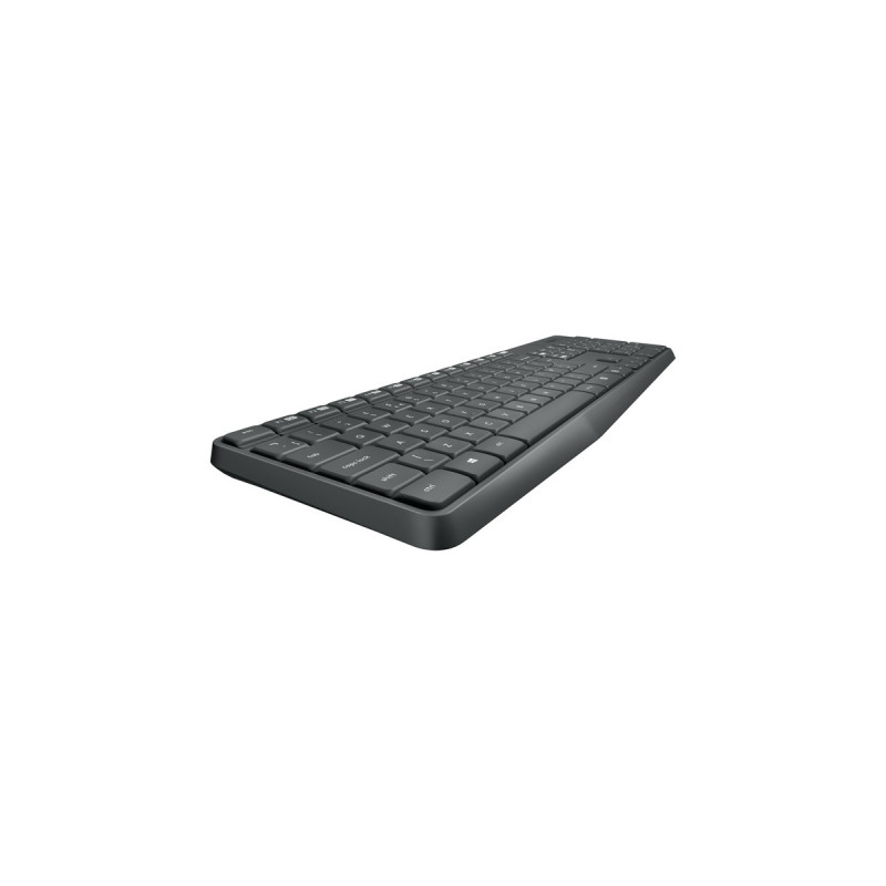 Logitech Wireless Kombo MK235, Desktop-Set(DE-Layout)