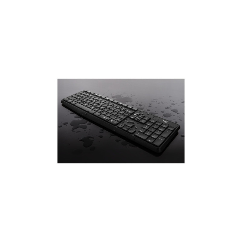 Logitech Wireless Kombo MK235, Desktop-Set(DE-Layout)