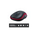 Logitech Wireless Mouse M185, Maus(rot, Retail)