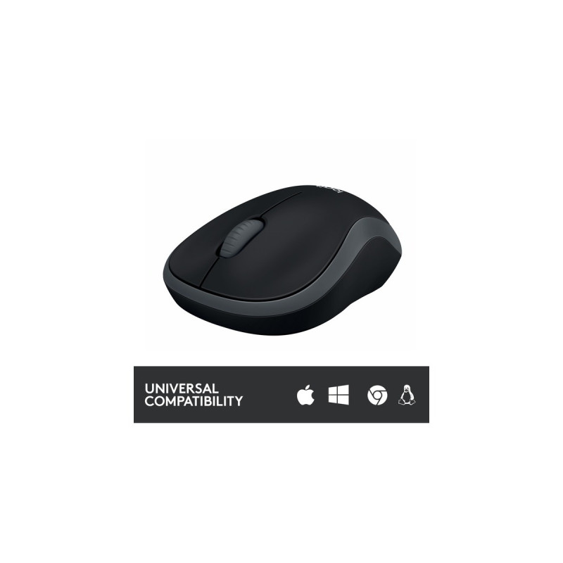 Logitech Wireless Mouse M185, Maus(grau, Retail)