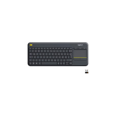 Logitech Wireless Touch Keyboard K400 Plus, Tastatur(schwarz, DE-Layout)