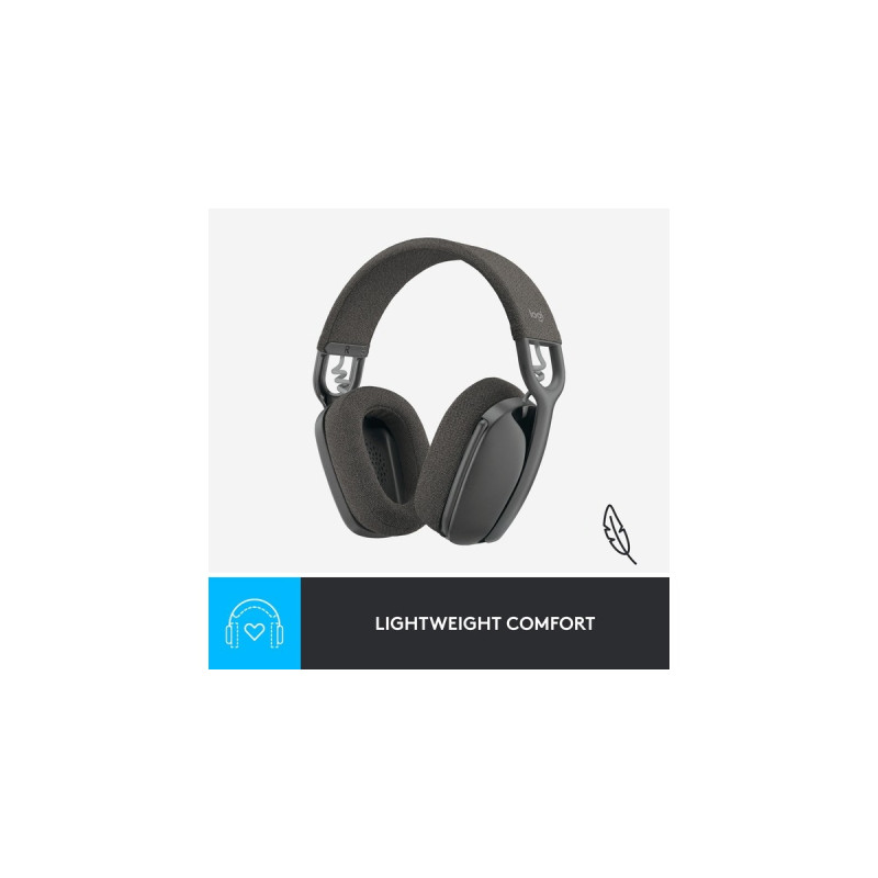 Logitech Zone Vibe 100, Headset(schwarz, Bluetooth, USB-C)