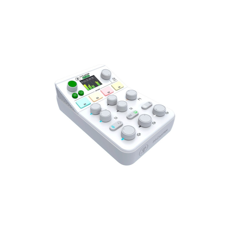 MACKIE M-Caster Studio, Mischpult(weiß, 3.5 mm Klinke, USB-C, Bluetooth)