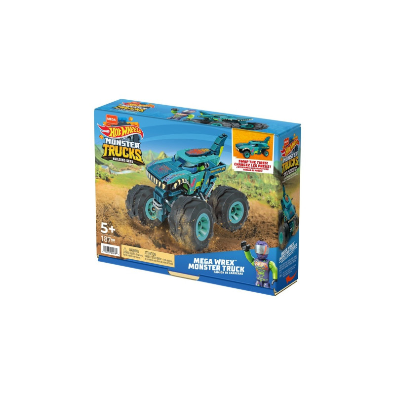 MEGA Hot Wheels Mega-Wrex Monster Truck, Konstruktionsspielzeug