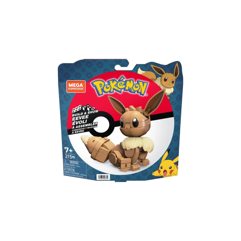 MEGA Pokémon Build & Show Eevee, Konstruktionsspielzeug