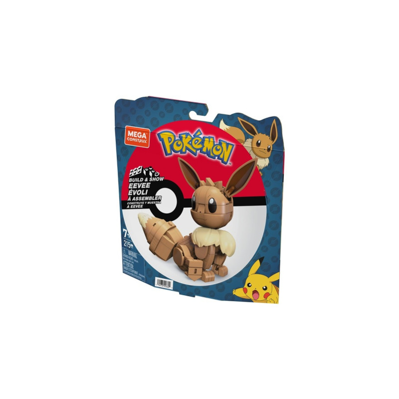 MEGA Pokémon Build & Show Eevee, Konstruktionsspielzeug