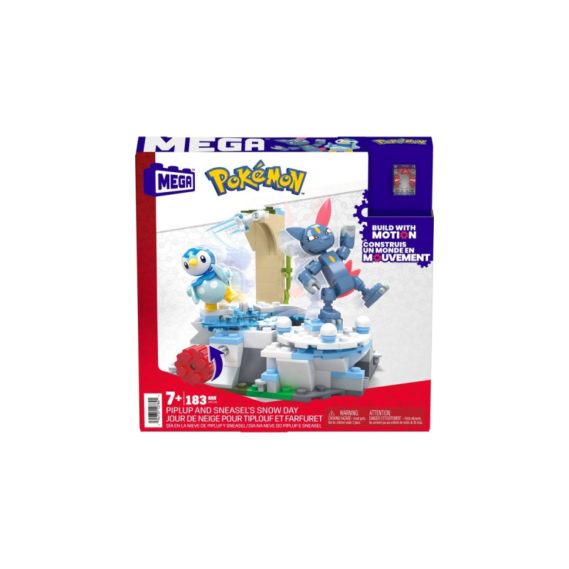 MEGA Pokémon - Plinfas und Sniebels Schneetag, Konstruktionsspielzeug(171-teilig)