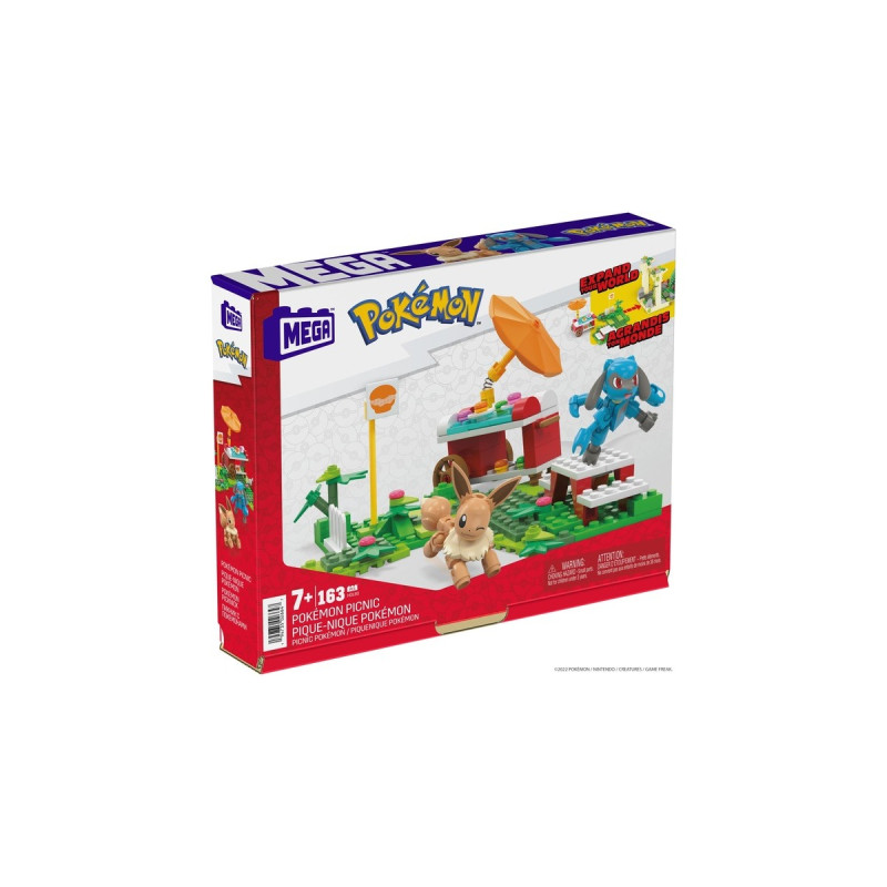 MEGA Pokémon - Pofflé Picknick Abenteuer Bauset, Konstruktionsspielzeug