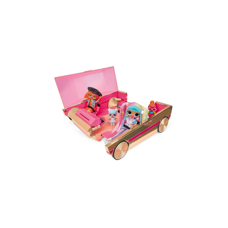 MGA Entertainment L.O.L. Surprise 3-in-1 Party Cruiser, Spielfahrzeug(roségold/pink)