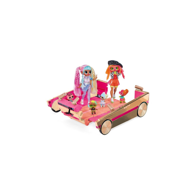 MGA Entertainment L.O.L. Surprise 3-in-1 Party Cruiser, Spielfahrzeug(roségold/pink)