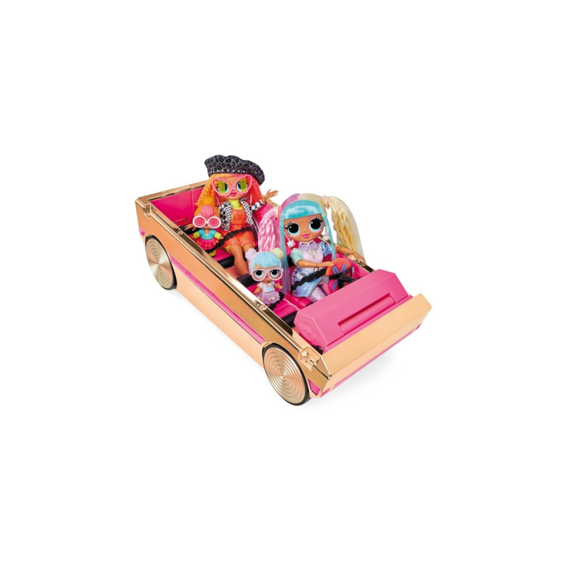 MGA Entertainment L.O.L. Surprise 3-in-1 Party Cruiser, Spielfahrzeug(roségold/pink)