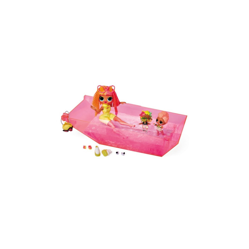 MGA Entertainment L.O.L. Surprise 3-in-1 Party Cruiser, Spielfahrzeug(roségold/pink)