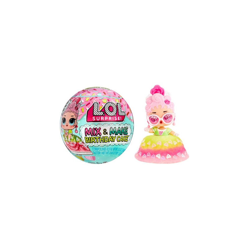 MGA Entertainment L.O.L. Surprise Mix & Make Birthday Cake Tots, Spielfigur(sortierter Artikel)
