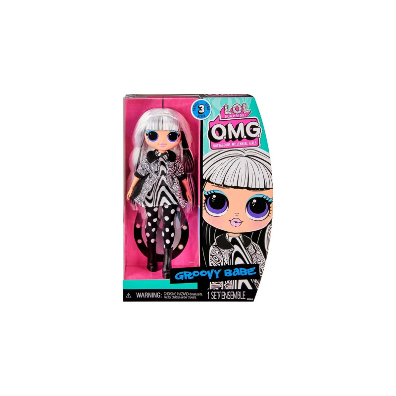 MGA Entertainment L.O.L. Surprise OMG Serie 3 - Groovy Babe, Puppe