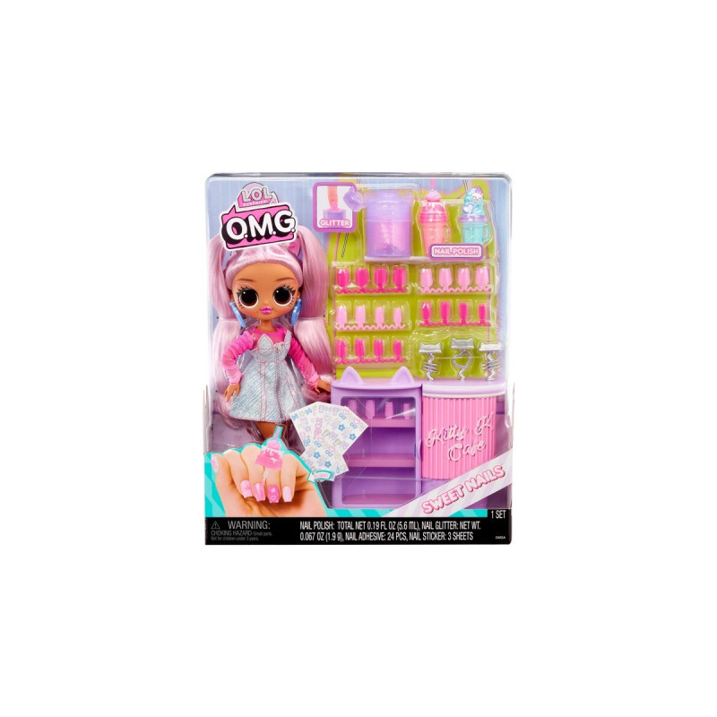 MGA Entertainment L.O.L. Surprise OMG Sweet Nails - Kitty K Café, Puppe