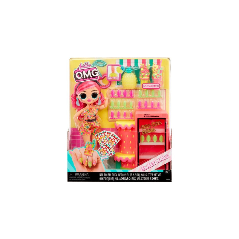 MGA Entertainment L.O.L. Surprise OMG Sweet Nails - Pinky Pops Fruit Shop, Puppe