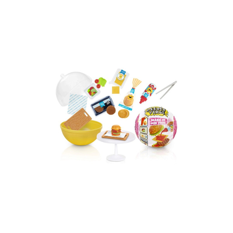 MGA Entertainment MGA's Miniverse Make It Mini Food Diner Serie 3 Mini Collectibles, Puppenzubehör(sortierter Artikel)