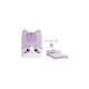 MGA Entertainment Na! Na! Na! Surprise 3-in-1 Backpack Bedroom Serie 3 Playset - Lavender Kitten, Spielfigur