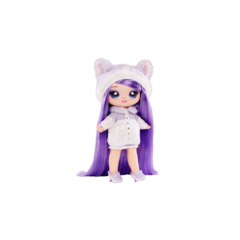 MGA Entertainment Na! Na! Na! Surprise 3-in-1 Backpack Bedroom Serie 3 Playset - Lavender Kitten, Spielfigur