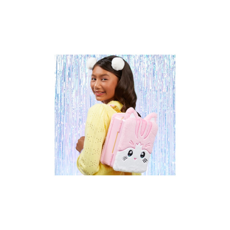MGA Entertainment Na! Na! Na! Surprise 3-in-1 Backpack Bedroom Serie 3 Playset - Pink Kitty, Spielfigur