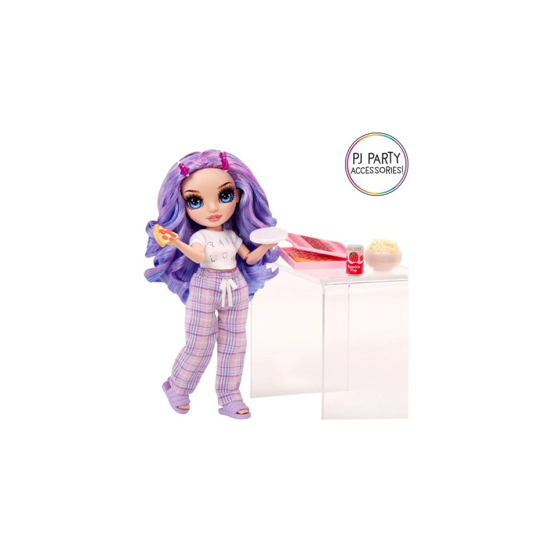 MGA Entertainment Rainbow High Junior High PJ Party - Violet (Purple), Puppe