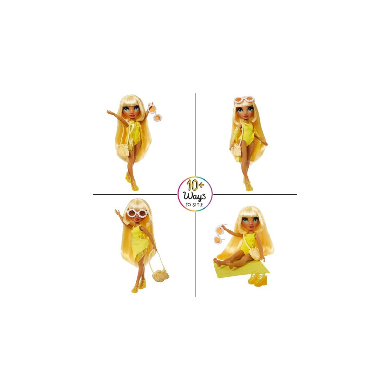 MGA Entertainment Rainbow High Swim & Style - Sunny (Yellow), Puppe