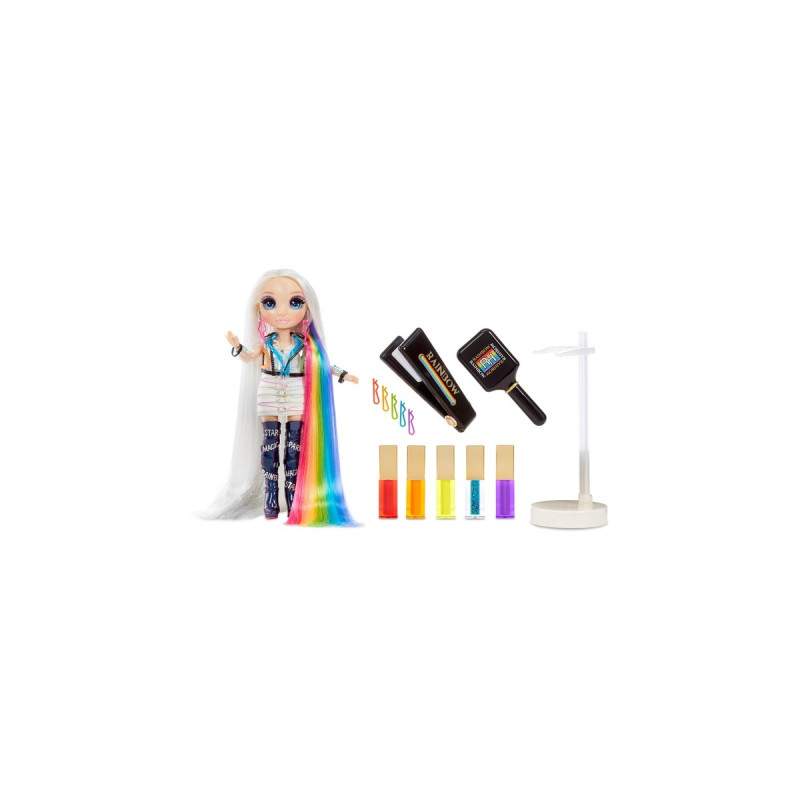 MGA Entertainment Rainbow Surprise Hair Play Rainbow Doll, Puppe