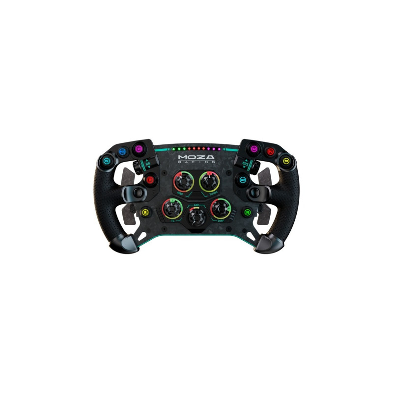 MOZA GS V2P GT Wheel Microfiber Leather, Austausch-Lenkrad(schwarz)