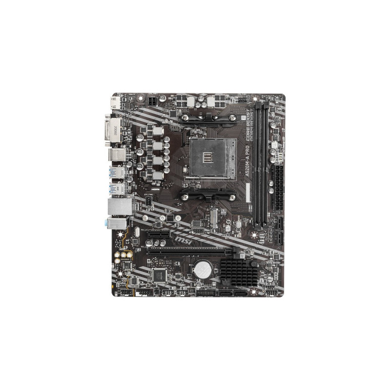 MSI A520M-A PRO, Mainboard