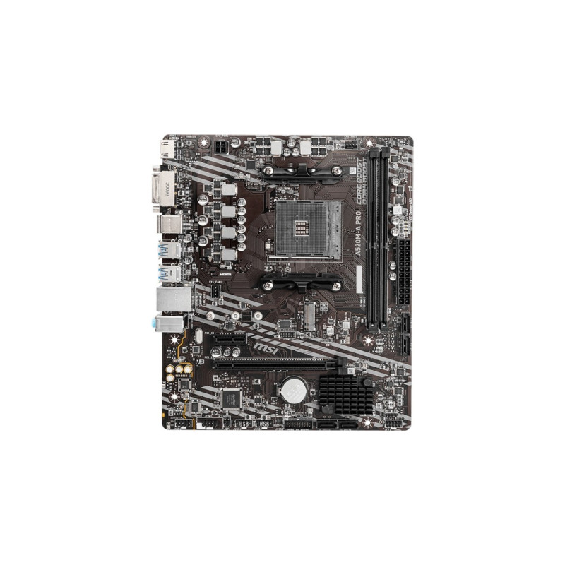 MSI A520M-A PRO, Mainboard
