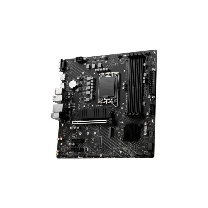 MSI B760M-P DDR4, Mainboard(schwarz)