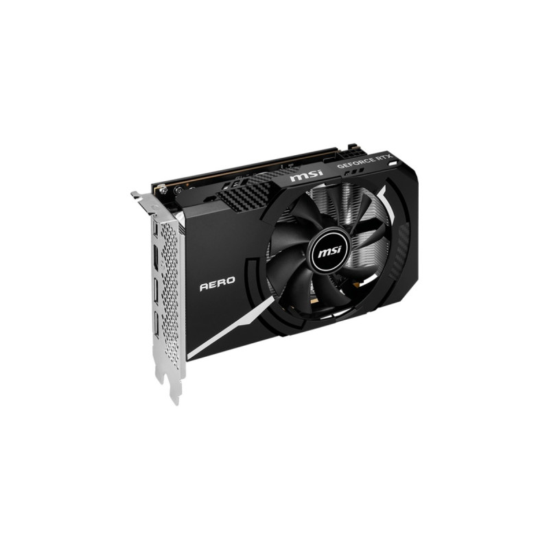 MSI GeForce RTX 4060 AERO ITX 8G OC, Grafikkarte(DLSS 3, 3x DisplayPort, 1x HDMI 2.1)
