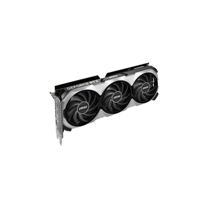 MSI GeForce RTX 4060 Ti VENTUS 3X 16G OC, Grafikkarte(schwarz/silber, DLSS 3, 3x DisplayPort, 1x HDMI)