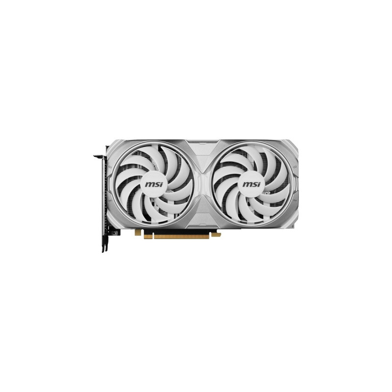 MSI GeForce RTX 4070 SUPER 12G VENTUS 2X WHITE OC, Grafikkarte(DLSS 3, 3x DisplayPort, 1x HDMI 2.1)