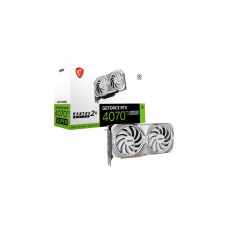 MSI GeForce RTX 4070 Ti SUPER 16G VENTUS 2X WHITE OC, Grafikkarte(weiß, DLSS 3, 3x DisplayPort, 1x HDMI 2.1a)
