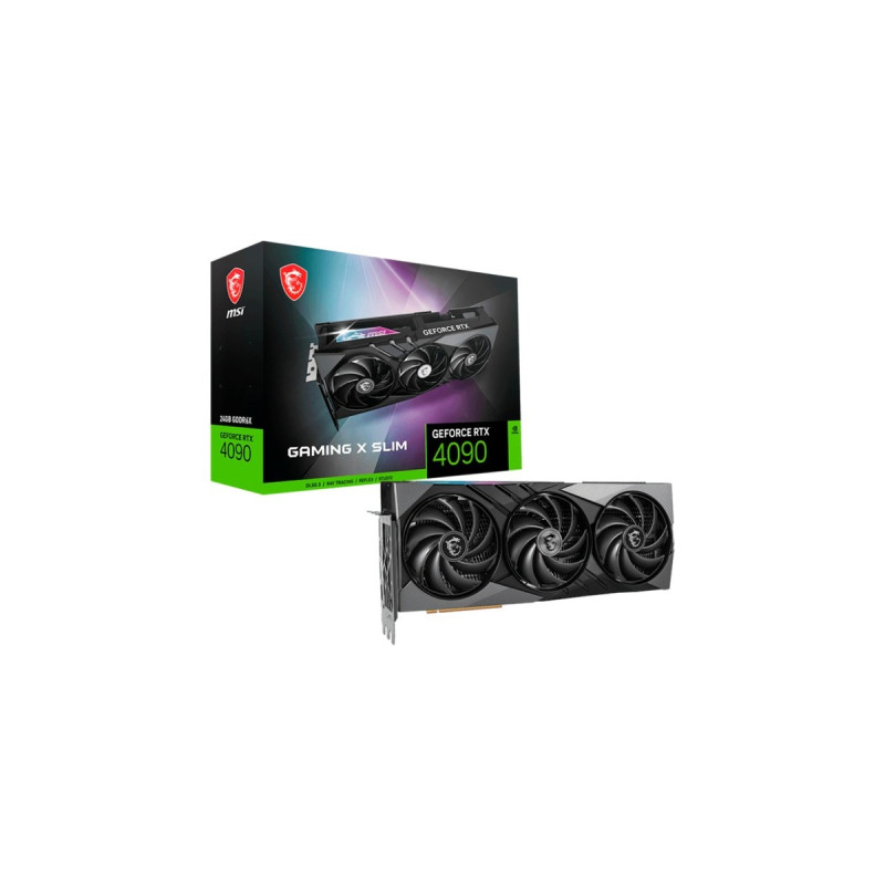 MSI GeForce RTX 4090 GAMING X SLIM 24G, Grafikkarte(DLSS 3, 2x DisplayPort, 2x HDMI 2.1)