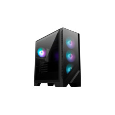 MSI MAG FORGE 320R AIRFLOW, Tower-Gehäuse(schwarz, Tempered Glass)