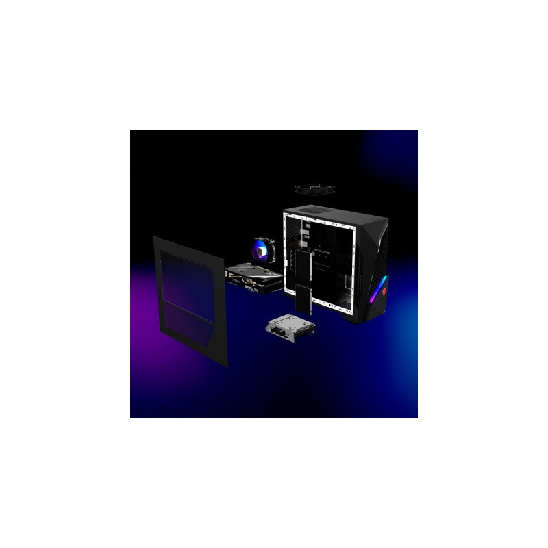 MSI MAG Infinite S3 13NUB5-1206AT, Gaming-PC(schwarz/transparent, Windows 11 Home 64-Bit)