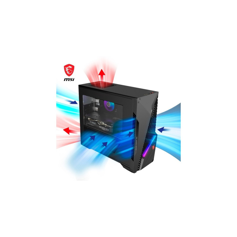 MSI MAG Infinite S3 13NUB5-1206AT, Gaming-PC(schwarz/transparent, Windows 11 Home 64-Bit)