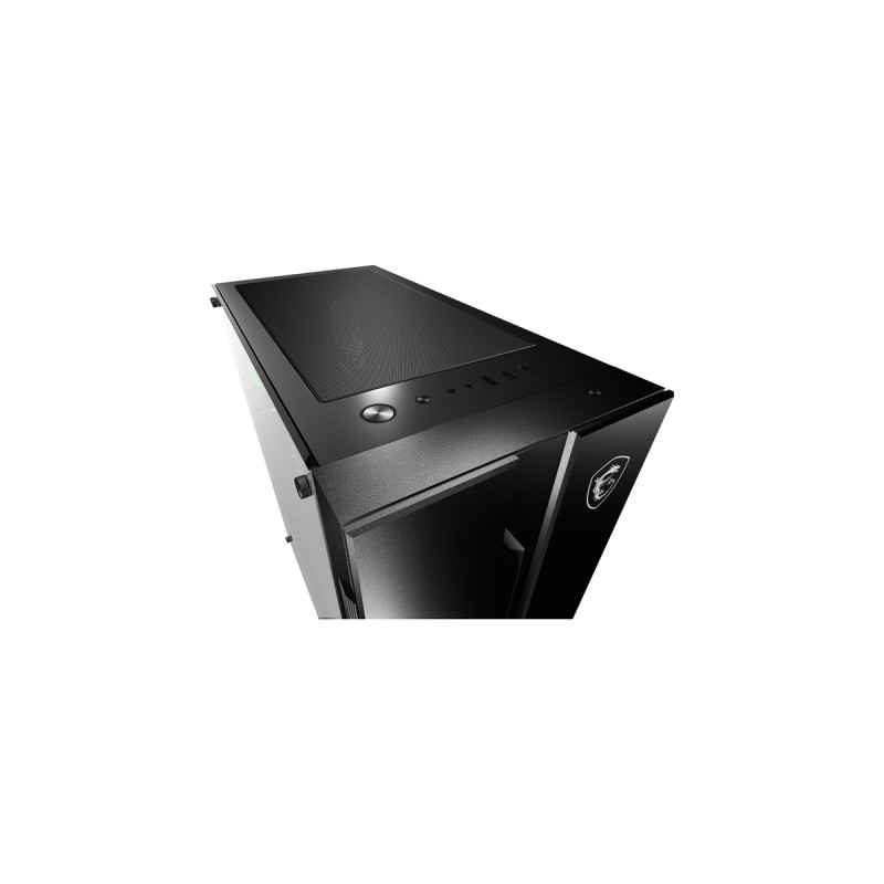 MSI MAG VAMPIRIC 010X, Tower-Gehäuse(schwarz, Seitenteil aus Tempered Glass)