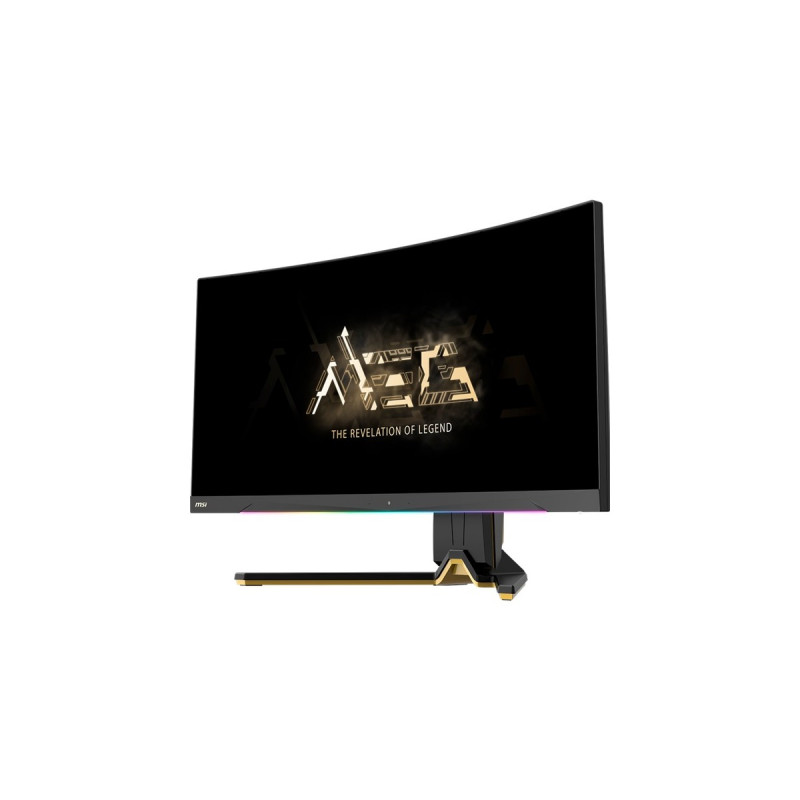 MSI MEG 342CDE QD-OLED, Gaming-Monitor(86.8 cm (34 Zoll), schwarz/gold, UWQHD, QD-OLED, 175Hz Panel)