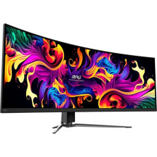 MSI MPG 491CQPDE QD-OLED, Gaming-Monitor(124.5 cm (49 Zoll), schwarz, DQHD, QD-OLED, Curved, Adaptive-Sync, 144Hz Panel)
