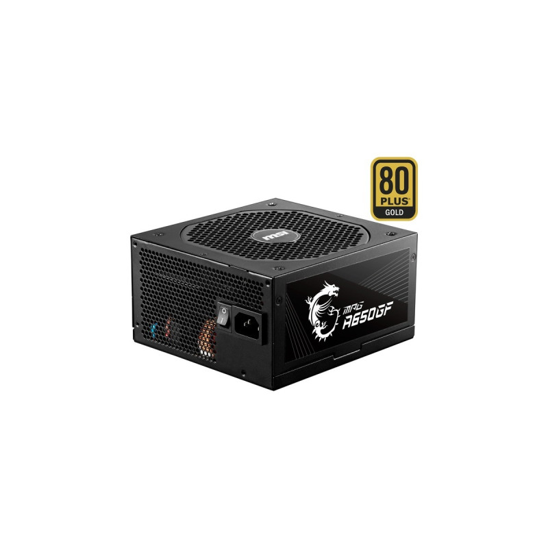 MSI MPG A650GF 650W, PC-Netzteil(schwarz, 4x PCIe, Kabel-Management, 650 Watt)