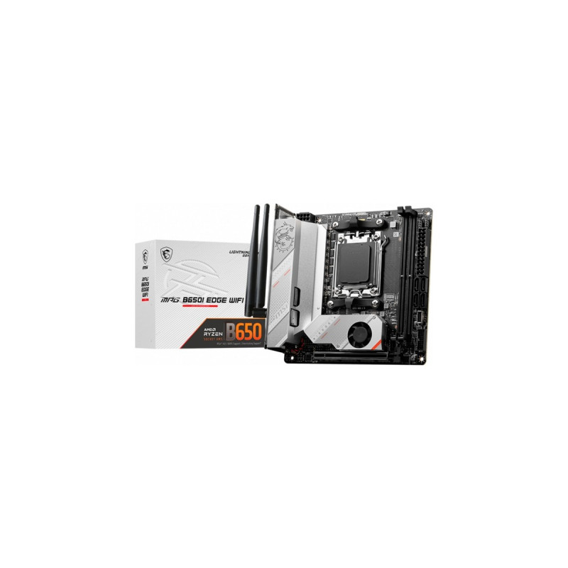 MSI MPG B650I EDGE WIFI, Mainboard(silber)