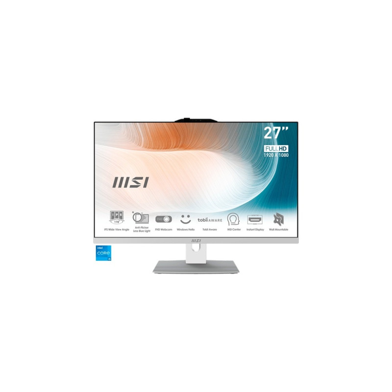 MSI Modern AM272P 12M-018DE, PC-System(weiß, Windows 11 Home 64-Bit)