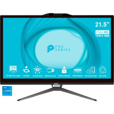 MSI PRO AP243TP 12M-015DE, PC-System(schwarz, Windows 11 Home 64-Bit)