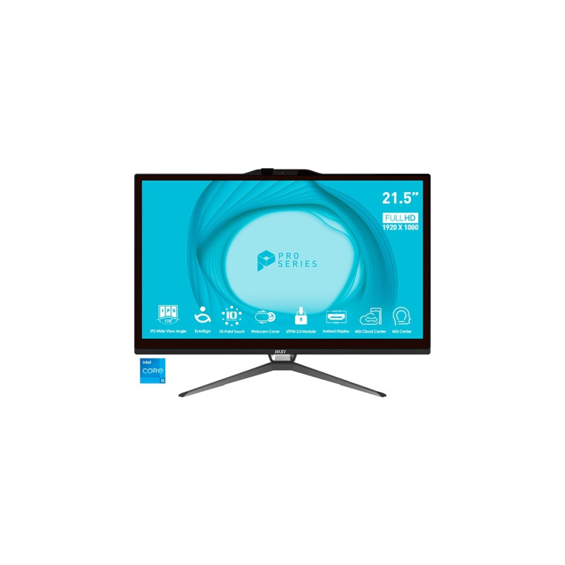 MSI PRO AP243TP 12M-015DE, PC-System(schwarz, Windows 11 Home 64-Bit)